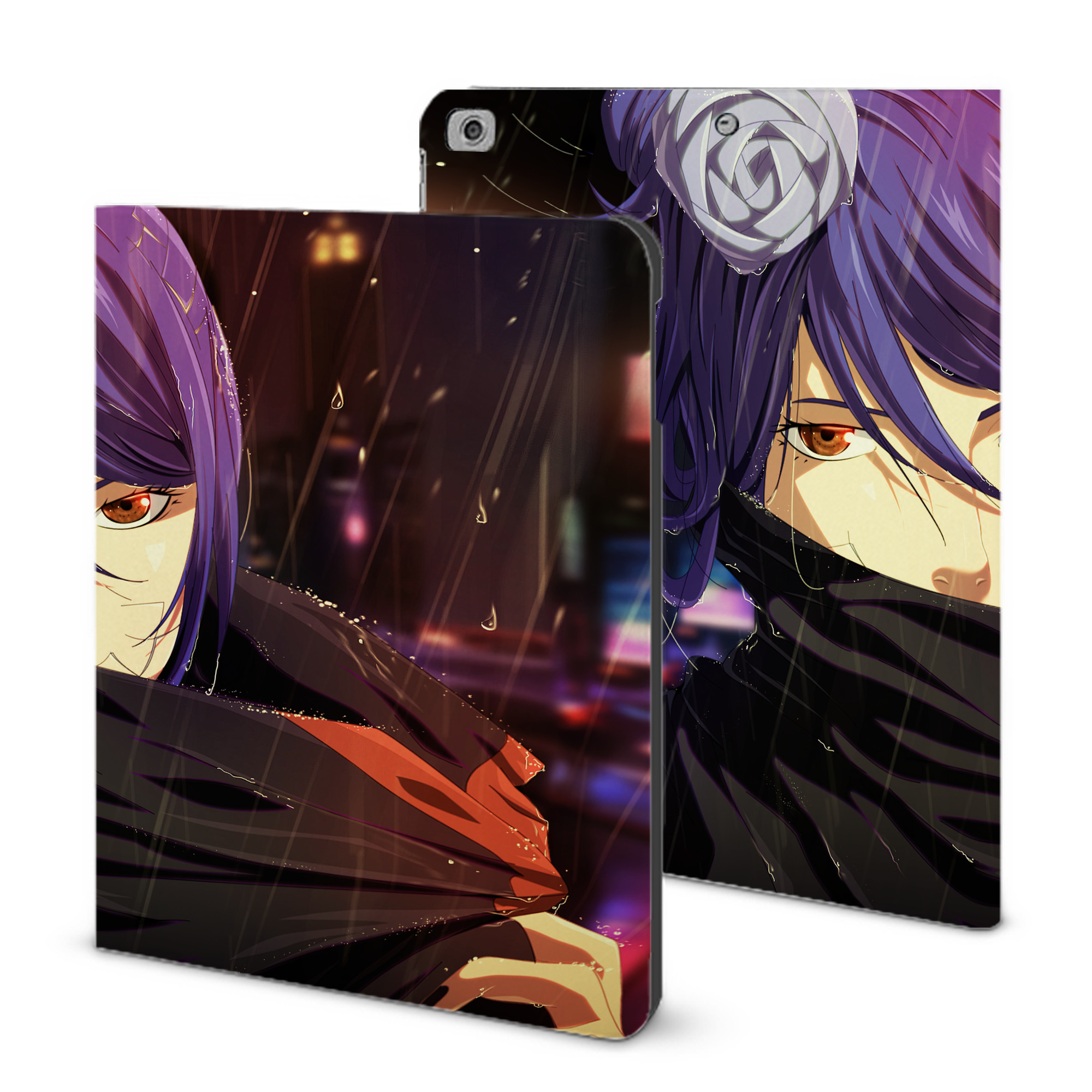 （画像用） NARUTO -ナルト- NARUTO -ナルト- 疾風伝 IPad ケース ブック型 PUレザー TPU 耐衝撃 軽量 薄型 ペン収納なし 全面保護 IPad 各モデル対応